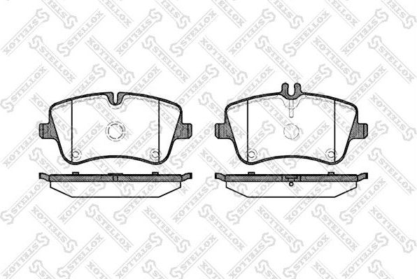 Тормозные колодки Stellox. Артикул 779 000B-SX
