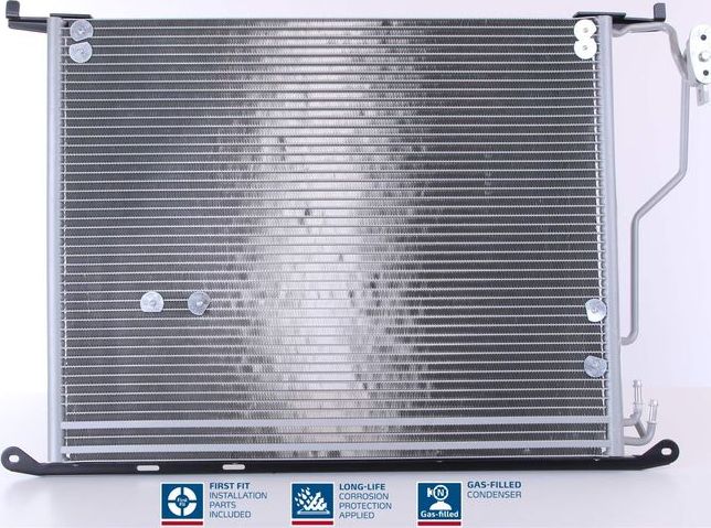 Радиатор кондиционера (конденсатор) Nissens (алюминий). Артикул 94380