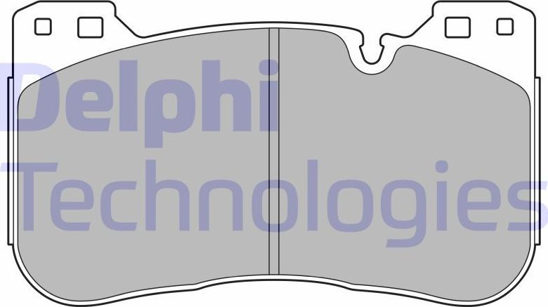 Тормозные колодки Delphi (Low-Metallic). Артикул LP3626