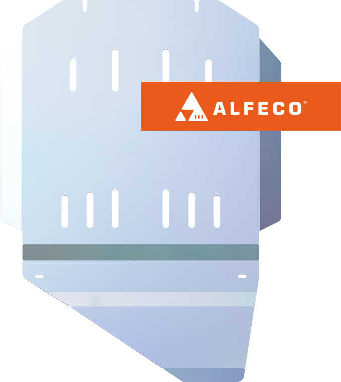 Защита алюминиевая Alfeco для КПП Cadillac Escalade 2006-2014. Артикул ALF.37.02 AL4