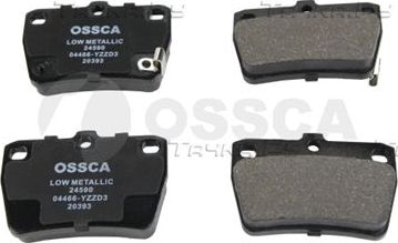 Тормозные колодки OSSCA задние для Toyota RAV4 I (XA10) 1994-2000. Артикул 24590