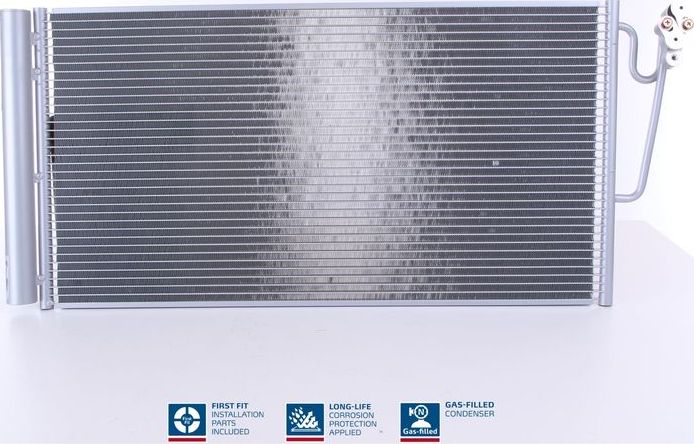 Радиатор кондиционера (конденсатор) Nissens (алюминий). Артикул 940118