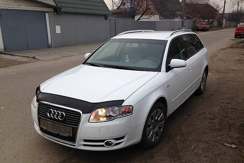 Дефлектор Vip-Tuning для капота Audi A4 B7 2005-2009. Артикул AD09