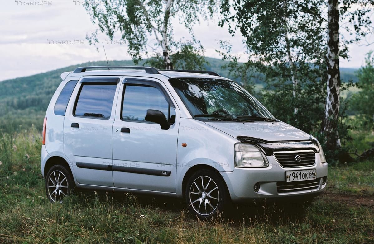 Дефлектор Vip-Tuning для капота Suzuki Wagon R+ 2000-2003. Артикул SZ05