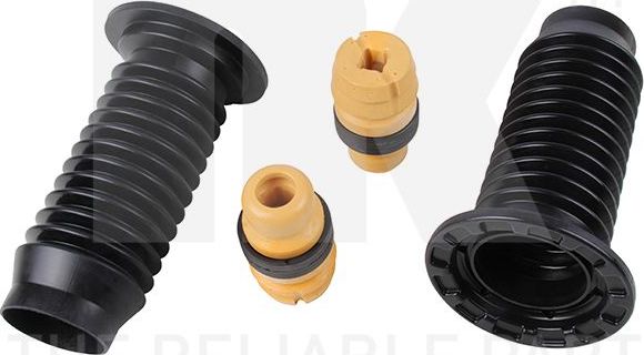 Комплект отбойников и пыльников амортизаторов (стоек) NK. Артикул 691906