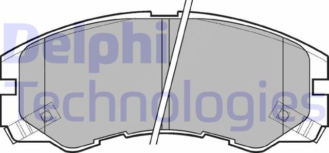 Тормозные колодки Delphi (Low-Metallic). Артикул LP964