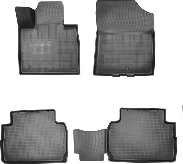 Коврики 3D Норпласт для салона Hyundai Santa Fe IV рестайлинг (5 мест) 2020-2026. Артикул NPA11-C31-535