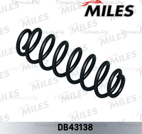 Пружина подвески Miles задняя для Skoda Superb II 2008-2015. Артикул DB43138