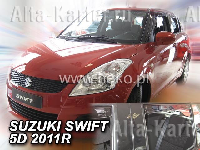 Дефлекторы Heko для окон Suzuki Swift 5-дв. 2011-2017. Артикул 28640