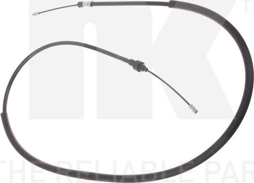 Трос ручника (тросик ручного тормоза) NK. Артикул 903782