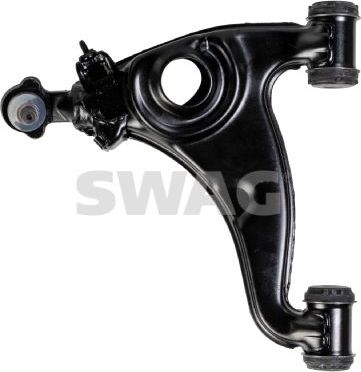 Поперечный рычаг передней подвески SWAG (Листовая сталь) левый нижний для Mercedes-Benz W124, A124 1984-1993. Артикул 10 73 0014