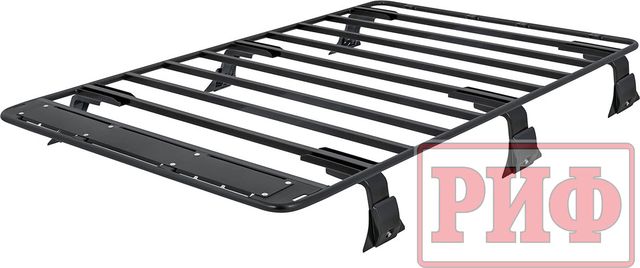 Багажник (платформа) 1350х2100 мм (высота крепежа 199 мм) РИФ для Toyota Land Cruiser 78 2006-2026. Артикул RIF070-roof2
