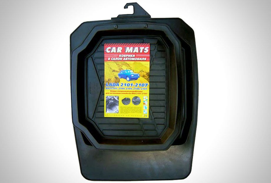Коврики резиновые Seintex для салона Lada (ВАЗ) 2113 2004-2013. Артикул 00016