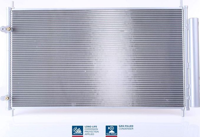 Радиатор кондиционера (конденсатор) Nissens (алюминий). Артикул 940804