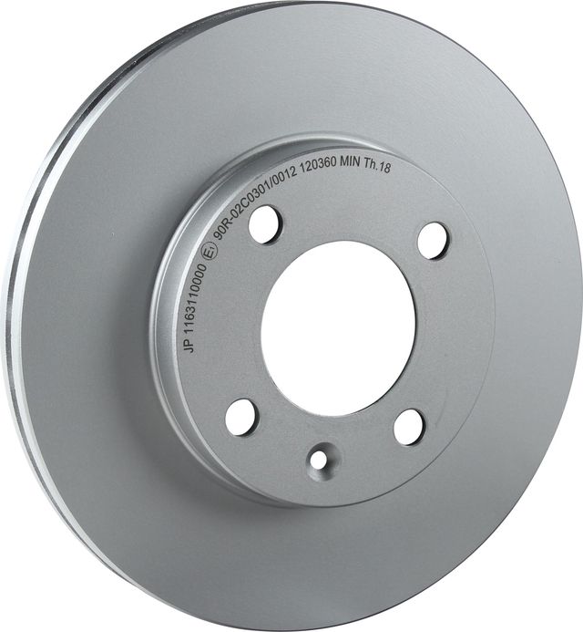 Тормозной диск JP Group Classic передний для Audi 80 III (B2) 1978-1986. Артикул 1163110000