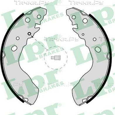 Тормозные колодки LPR задние для Honda Accord IV 1991-1993. Артикул 07770