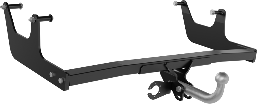 Фаркоп PT Group с крашеной балкой и оцинкованным крюком для Lada Largus 2012-2026. Артикул LLA-12-991528.00Black