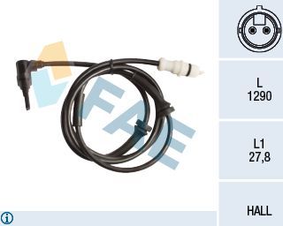 Датчик ABS FAE передний правый для Fiat Multipla I 1999-2010. Артикул 78251