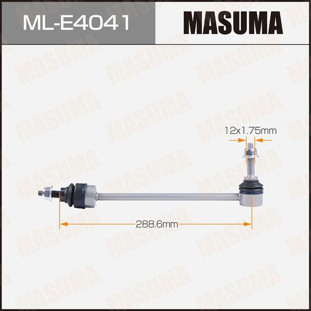 Стойка (тяга) стабилизатора Masuma. Артикул ML-E4041