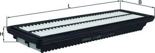 Воздушный фильтр Mahle. Артикул LX 4053