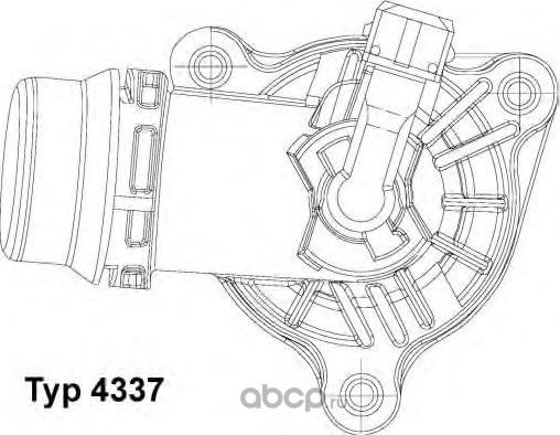 Термостат BMW 1 (E81,E87),3 (E46) WAHLER Wahler. Артикул 4337105D