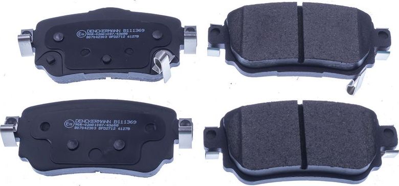 Тормозные колодки Denckermann. Артикул B111369