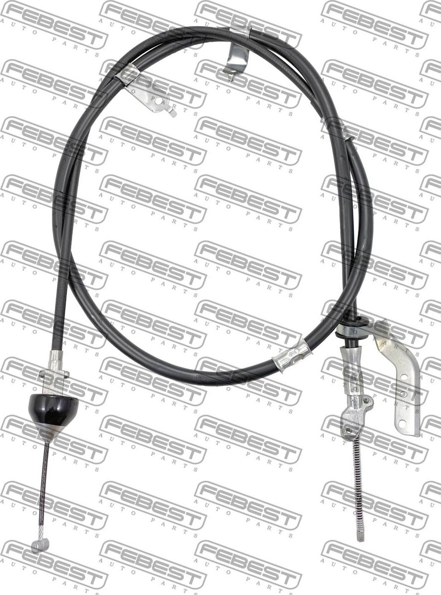Трос ручника (тросик ручного тормоза) Febest. Артикул 0199-BCACU30RH