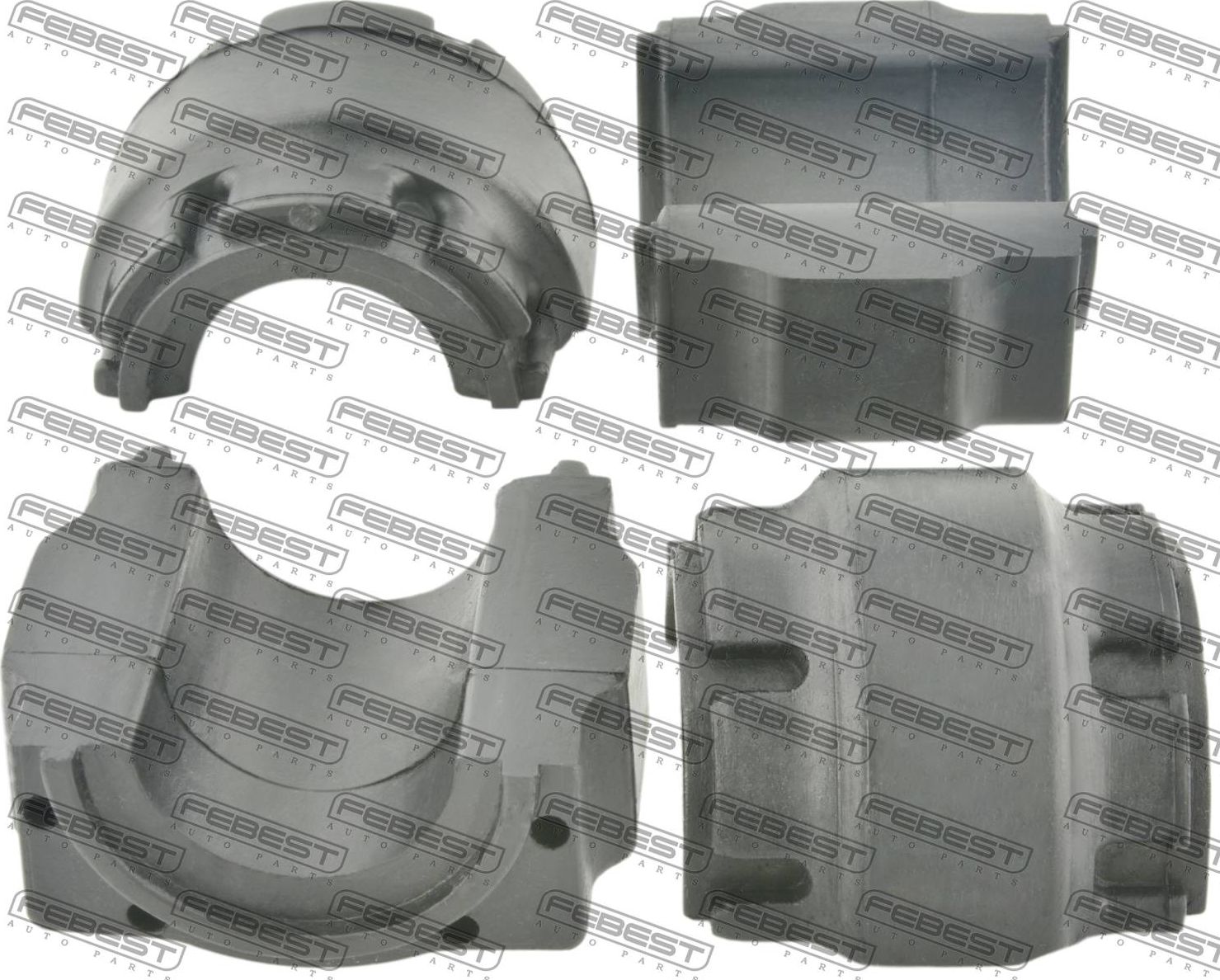 Втулки стабилизатора Febest передние для Audi A3 III (8V) 2013-2026. Артикул VWSB-5G1FD23-KIT