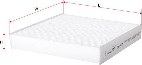 Салонный фильтр Sakura. Артикул CA-1402