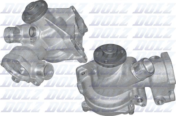 Помпа (водяной насос) Dolz для Mercedes-Benz W124, A124 1988-1993. Артикул M210