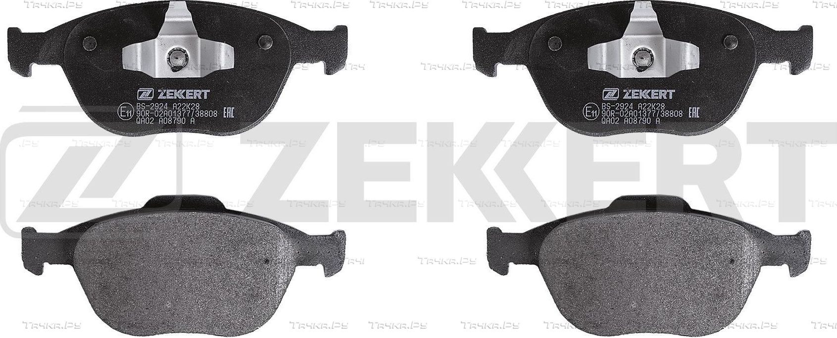 Тормозные колодки Zekkert передние для Ford Focus I 2002-2004. Артикул BS-2924