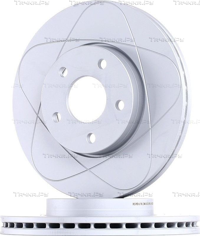 Тормозной диск ATE PowerDisc передний для Volvo C30 I 2006-2012. Артикул 24.0325-0117.1