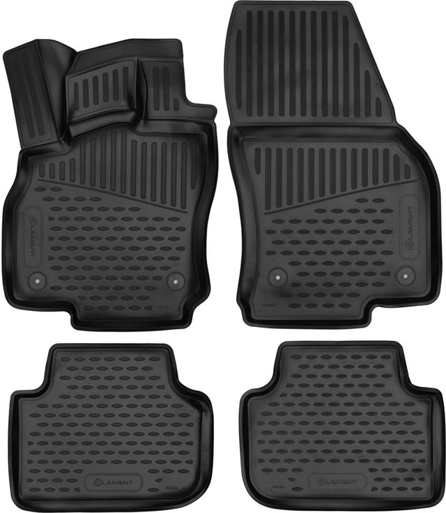 Коврики 3D Element для салона Audi Q3 II кроссовер 2018-2026. Артикул ELEMENT3D02192210k
