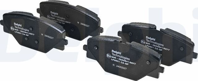 Тормозные колодки Delphi (Semi-Metallic). Артикул LP3901