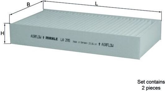 Салонный фильтр Mahle. Артикул LA 295/S