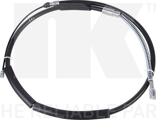 Трос ручника (тросик ручного тормоза) NK. Артикул 904739
