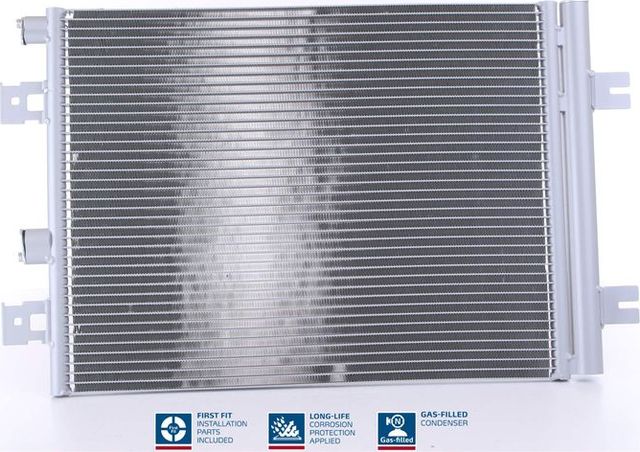 Радиатор кондиционера (конденсатор) Nissens (алюминий) для Renault Logan I 2004-2015. Артикул 940262