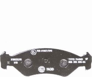 Тормозные колодки Hella передние для Ford Fiesta IV 1995-2000. Артикул 8DB 355 008-051