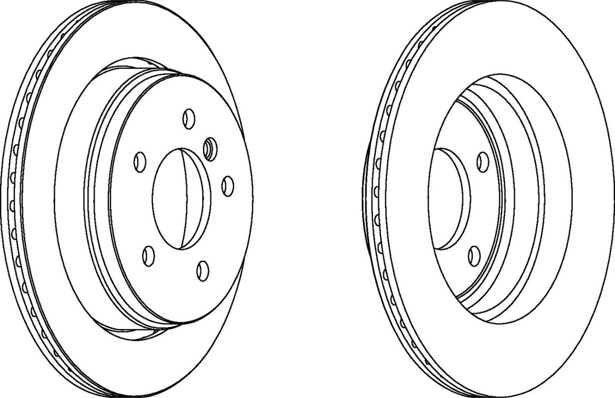 Тормозной диск Ferodo Premier. Артикул DDF1581