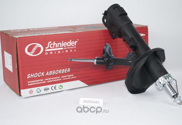 АМОРТИЗАТОР ПЕРЕДНИЙ ЛЕВЫЙ MITSUBISHI LANCER 07-10 (Schnieder). Артикул AM00040