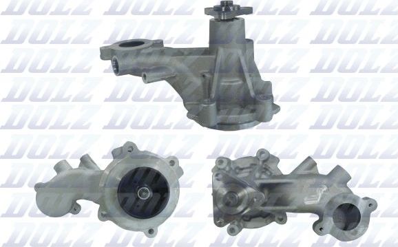Помпа (водяной насос) Dolz для Ford Mustang VI 2015-2026. Артикул F251