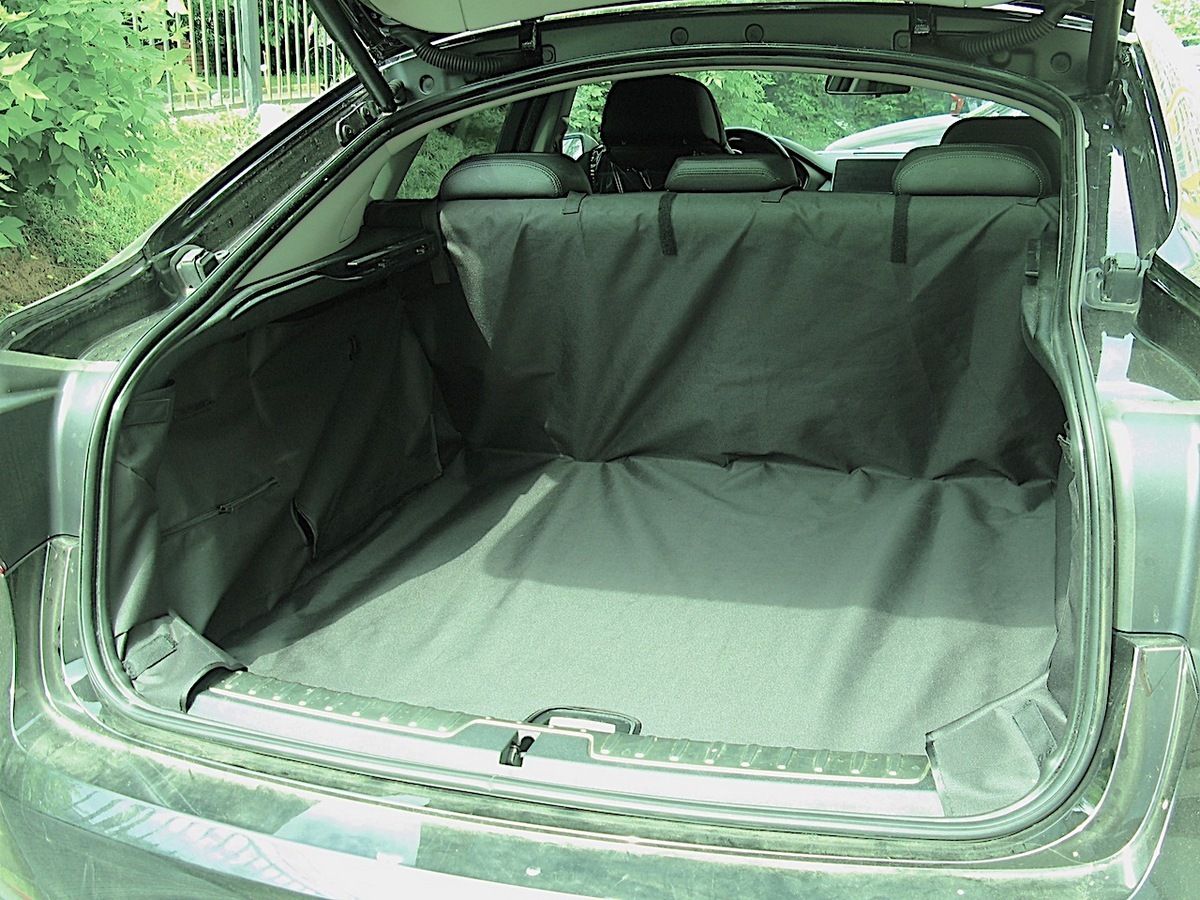 Защитный чехол AUTOSMSTUDIO "Standart" в багажник автомобиля для BMW X6 F16 (06.2014 - 01.2020), черный. Артикул TP-X6F16-STD-BL