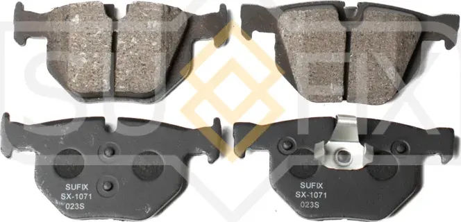 Колодки тормозные дисковые | зад прав/лев | (Sufix). Артикул SX-1071