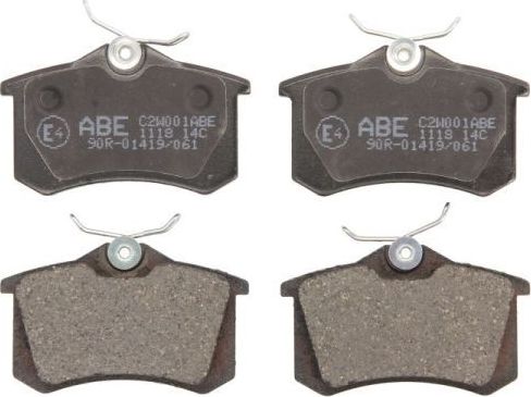 Тормозные колодки ABE. Артикул C2W001ABE