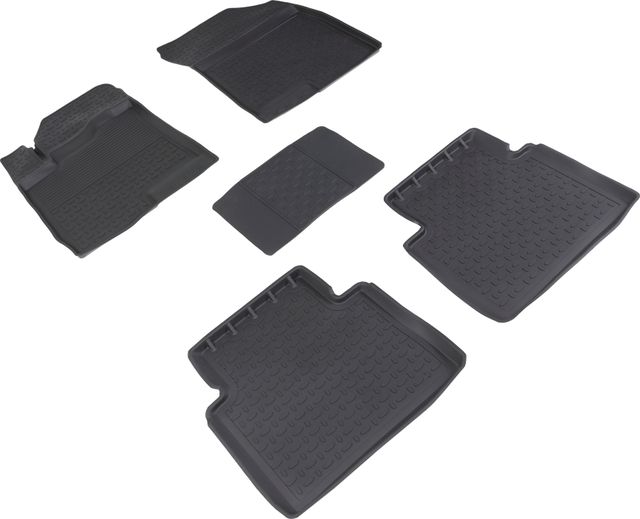 Коврики резиновые Seintex с высоким бортиком для салона Haval Jolion 4WD 2021-2026. Артикул 96631