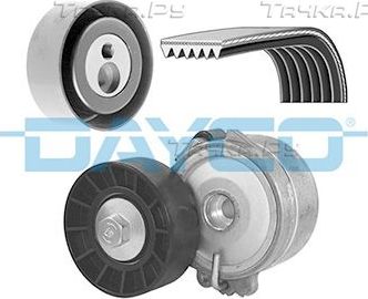 Приводной ремень поликлиновой с роликами (комплект) Dayco. Артикул KPV025