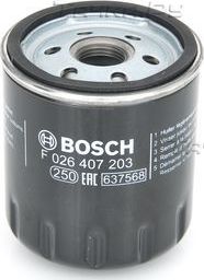 Масляный фильтр Bosch для Volvo C30 I 2006-2012. Артикул F 026 407 203
