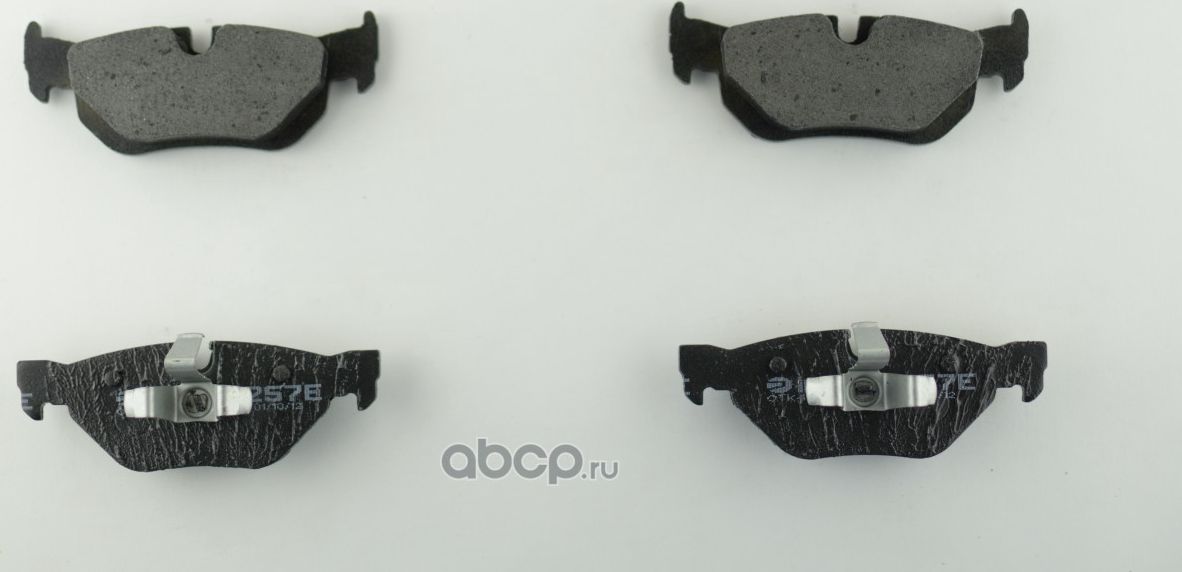 Колодки дискового тормоза задние для автомобилей (Intelli). Артикул D257E