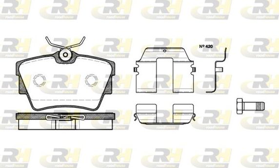 Тормозные колодки RoadHouse. Артикул 2591.20