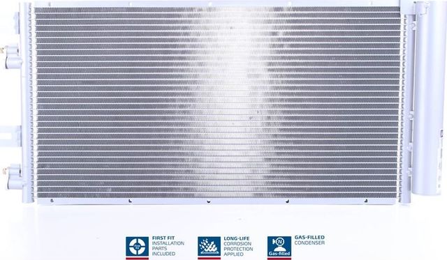 Радиатор кондиционера (конденсатор) Nissens (алюминий) для MINI Cabrio I (R52) 2004-2008. Артикул 94591